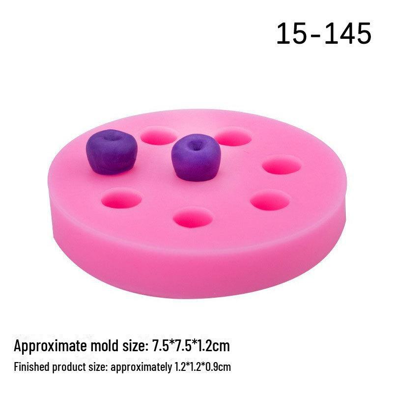 Silicone Fruit Set Mold for Fondant, Cake, and Chocolate Decorations