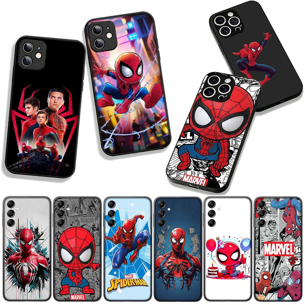 Phone Cover Spider Man Marvel Spiderman Coque for Xiaomi Redmi Note 15 11 9 10 Pro Plus A5 9A 9T 10A 10C 9C NFC 15C 8T Case
