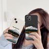 Reflection Snow Mountain is suitable for Apple 16promax mobile phone case, the new iphone15 matte soft case 17 is all-inclusive and anti-drop.