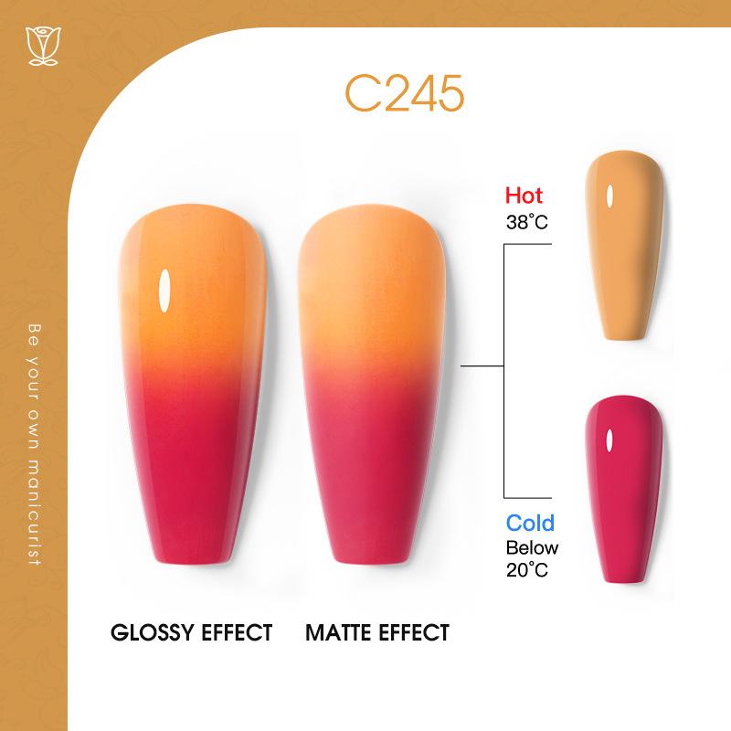 Temperature Change Nail Polish Glue Solid Color Nail Polish Gradual Change Nail Polish Glue Phototherapy Glue Nail Salon Special
