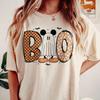 Boo Halloween Printed Tshirt Boy Girls Casual Short Sleeve Family ParentChild Tops Unisex and Women Cotton Loose
