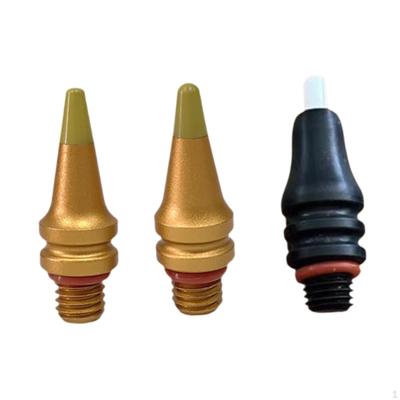 3Pcs Dents Tapper Tip Tap Down Tool Paintless Removal Knocking Aluminum Alloy M8 Thread Automotive