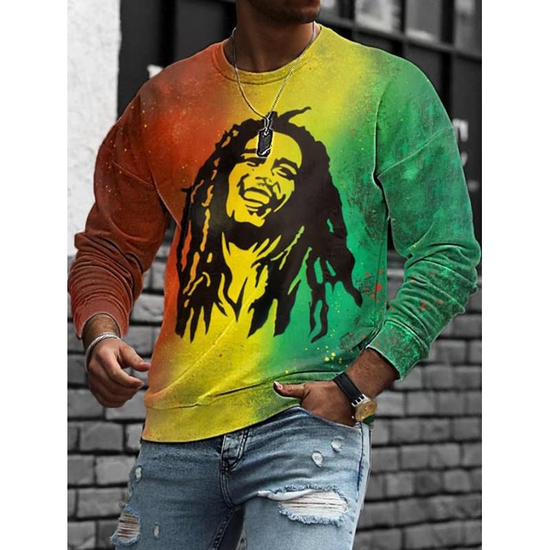 

Autumn Sweatshirt For Men Pullover Tie-Dye Graphic Long-Sleeved Printed T-Shirt Street Hoodies Oversized Men s Clothing Tops 5XL