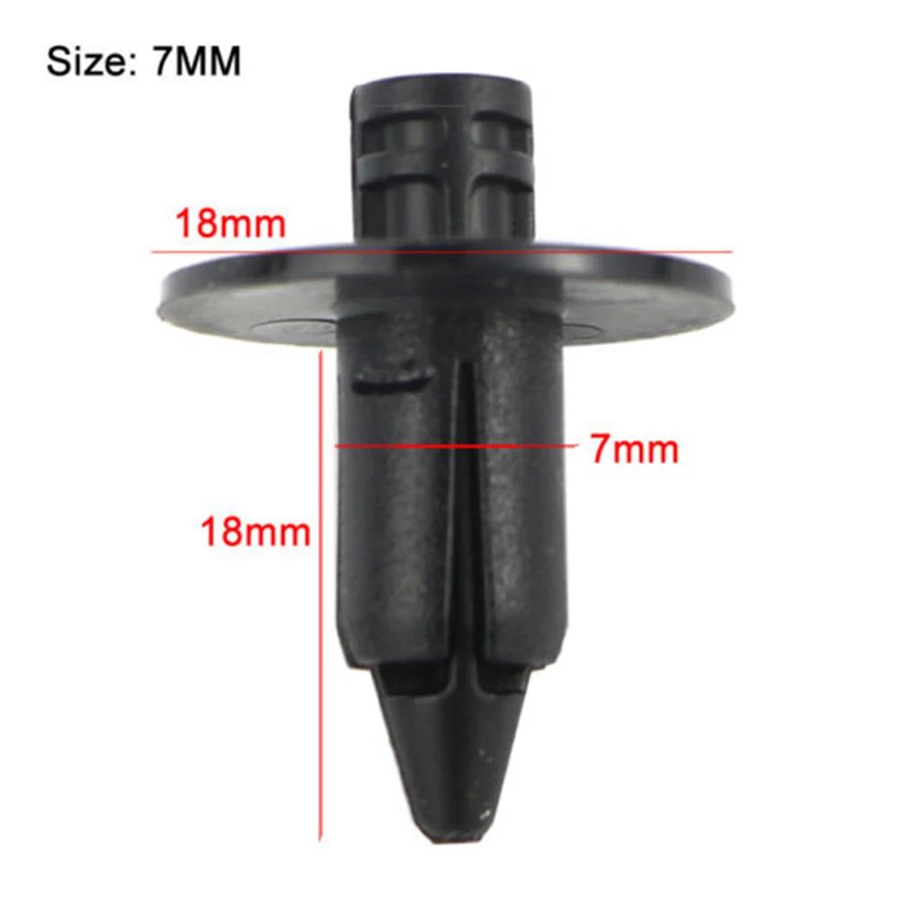 20pcs Universal Motorcycle Push Pin Rivets 6/7/8mm Plastic Fairing Clips Fastener Kit for Honda Yamaha Suzuki Kawasaki Repair