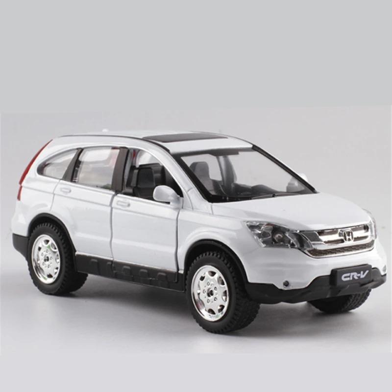 1/32 HONDA CRV SUV Alloy Car Model Diecast Metal Toy Vehicles Car Model Simulation Sound and Light Collection Childrens Toy Gift