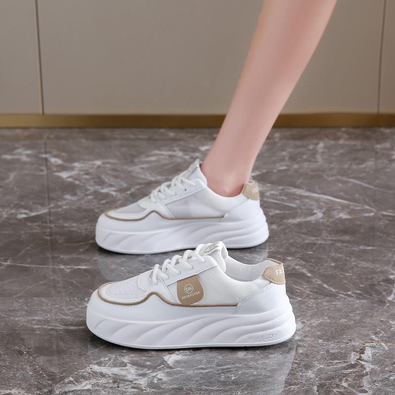 

Белые туфли для девочек, мягкая подошва, осенние, дышащие, одинарная сетка, тонкая сетчатая поверхность, студенческие, повседневные, спортивные, обувь для скейтборда 35 хаки