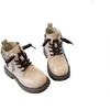 2024 Children Short Boots for Girl Autumn New Fashion Korean Style Soft Bottom Anti-slippery Chic Versatile Casual Leather Shoes