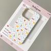 Diamond Shaped Bow Strawberry Lychee Grain Phone Case For iPhone 17 17 Air 16 15 14 13 12 11 Pro Max 16 Plus Soft Cover Funda