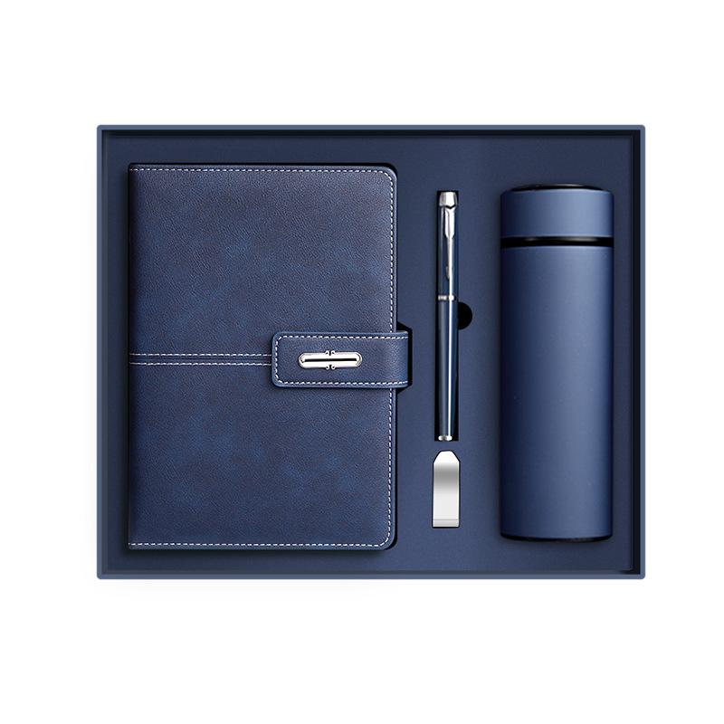 Customized Pu Leather Note Book Corporate Gift Set A5 Journal  Promotional Luxury Business Gift Items Notebook With Pen