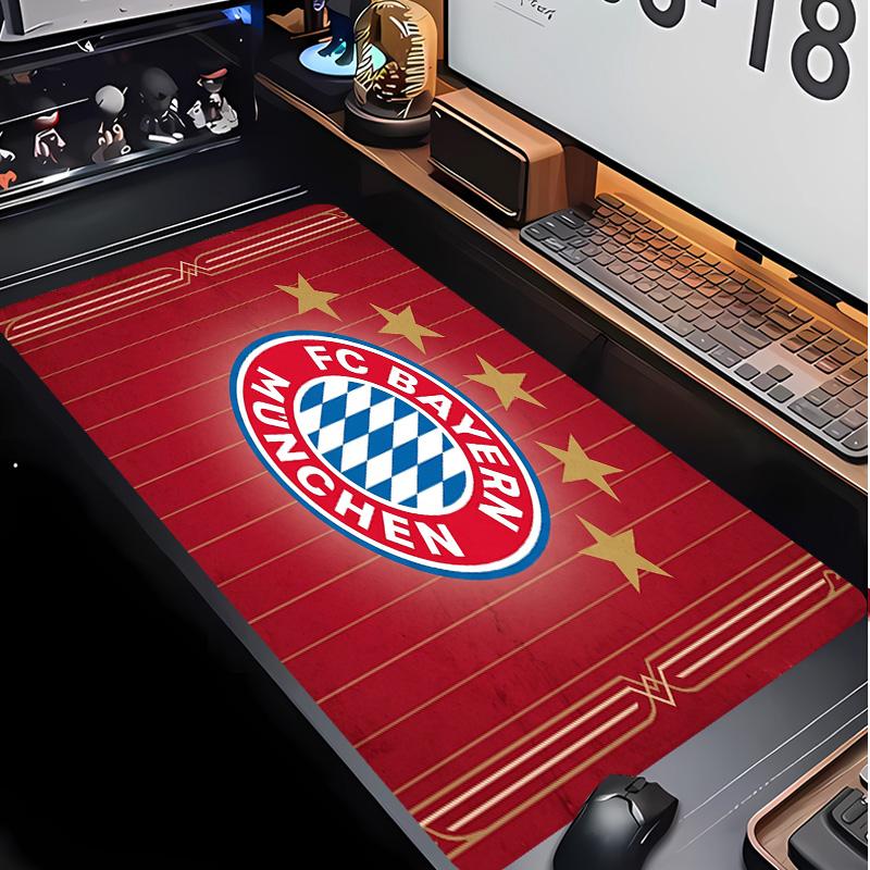 Tappetino per Mouse con Motivo Calcio Bayern Monaco No?Tappetino Mouse da Gioco Antiscivolo con Base in Gomma per Scrivania Ufficio Casa