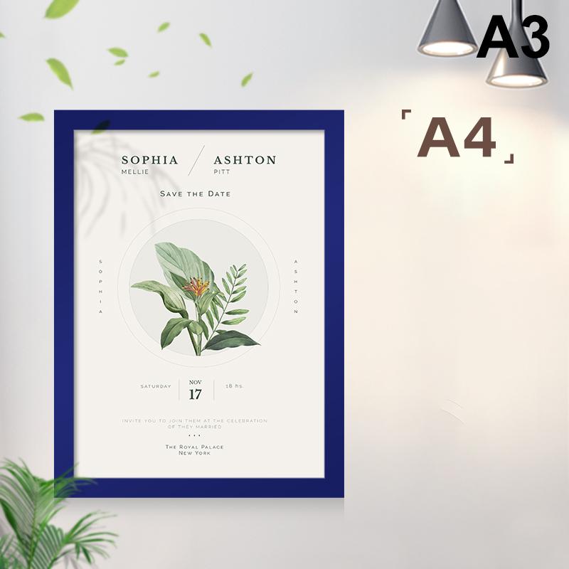 

Магнитные рамки для фотографий A3/A4 Настенный держатель для фотокарточек K-pop Дисплей Декор для стены Окно Офис Реклама Холодильник