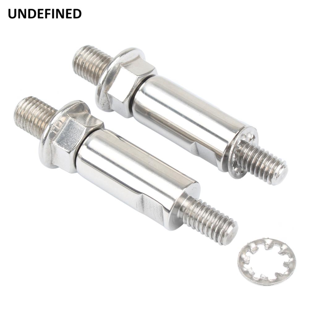 

Motorcycle Rearview Mirror Riser Extenders Adapters Mount Screw Bolts Stainless For Honda Kawasaki Suzuki Yamaha MT FZ Universal stainless