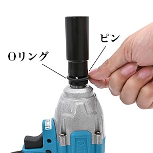 Artisan Tools [Japanese Brand] Electric Impact Wrench, Torque 650 N·m, Rechargeable, AT-IR01B, 18V, Forward/Reverse Rotation, Maximum Torque 650 N·m,