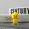 Angry Little Yellow Duck Desktop Ornaments Compacts Size for Children Toy and Home Decoration