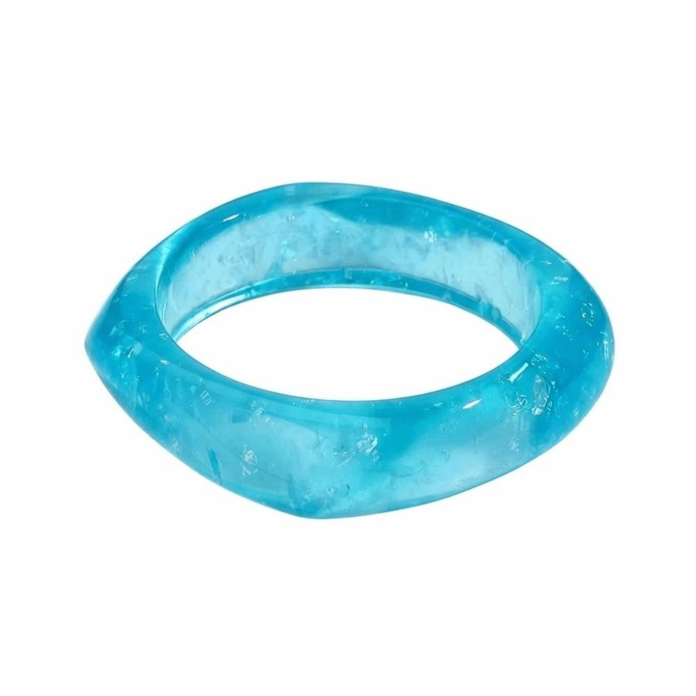 Irregular Square Rhinestones Bangle Wide Statement Bracelets  Women Summer Jewelry Accessories