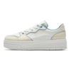 Anta Breathable Lightweight Height Increasing Low Top Skateboard Shoes Women's White Blue Beige 122528032-3