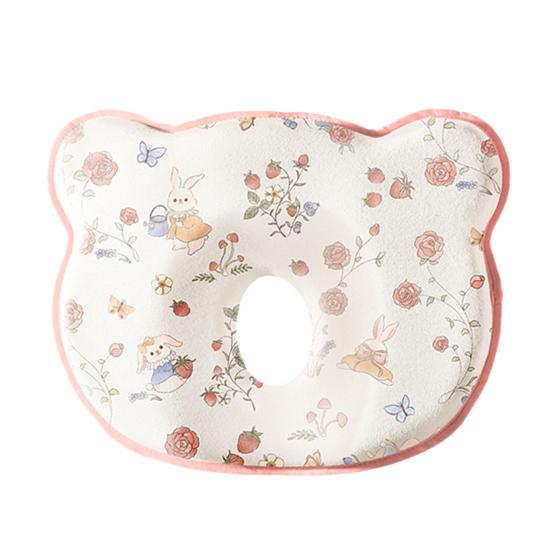 Baby Shaping Pillow Memory Foam Head Support for Strollers Cribs Breathable Infant Flat Head Pillow Cute Baby Gifts