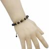New 8MM Black Agate and Copper Zircon Crown Bracelet - Hot Selling Accessory