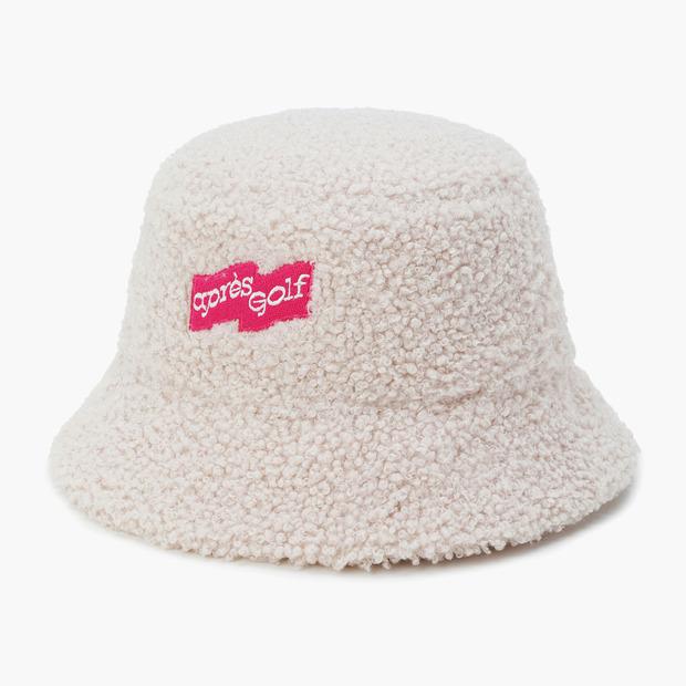 LECOQ GOLF Women'S Padded Boucle Reversible Bucket Hat _Crem Gq422Lcpo2