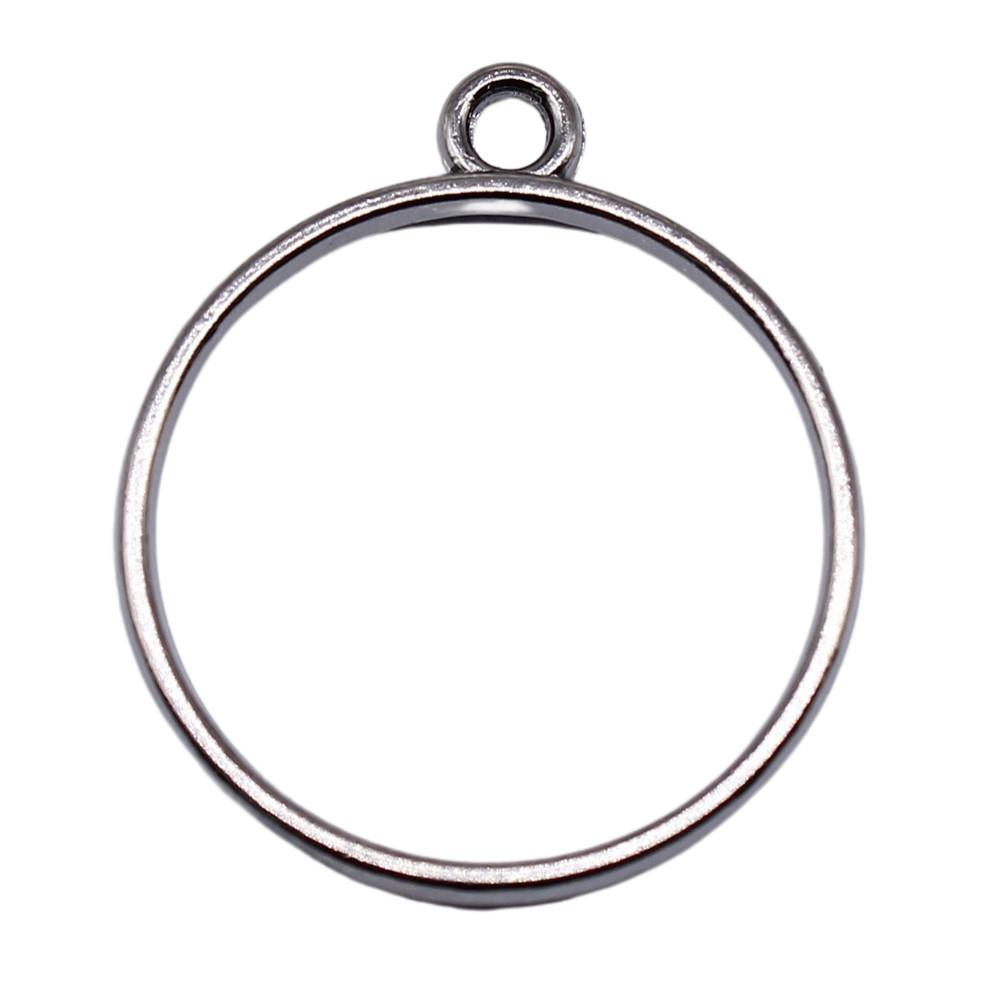Planet Charms Geometric Openwork Resin Pendants For Space Themed DIY Jewelry Accessories