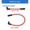 2pcs 10.4mm 10mm Motorcycle Spark Wire for Big Twin 1999-2019 Replacement Spark Wires Waterproof Ignition Wire