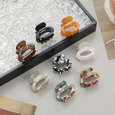 Acetate Small Hairpin, Female High-End Back Of The Head, Semi-Tied Hair Grab Clip, Headgear, Simple Hairpin Hair Accessories