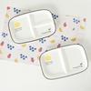 Ceramic Divided Dinner Plate Eco-Friendly Serving Dish Portion Control Plate Home Use