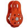 26KN Aluminium Alloy Heavy Duty Single Swivel Rope Pulley Block for 12mm Rope Climbing