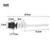 Quick and Easy Installation Toilet Flush Lever Side Mount Push Button Handle