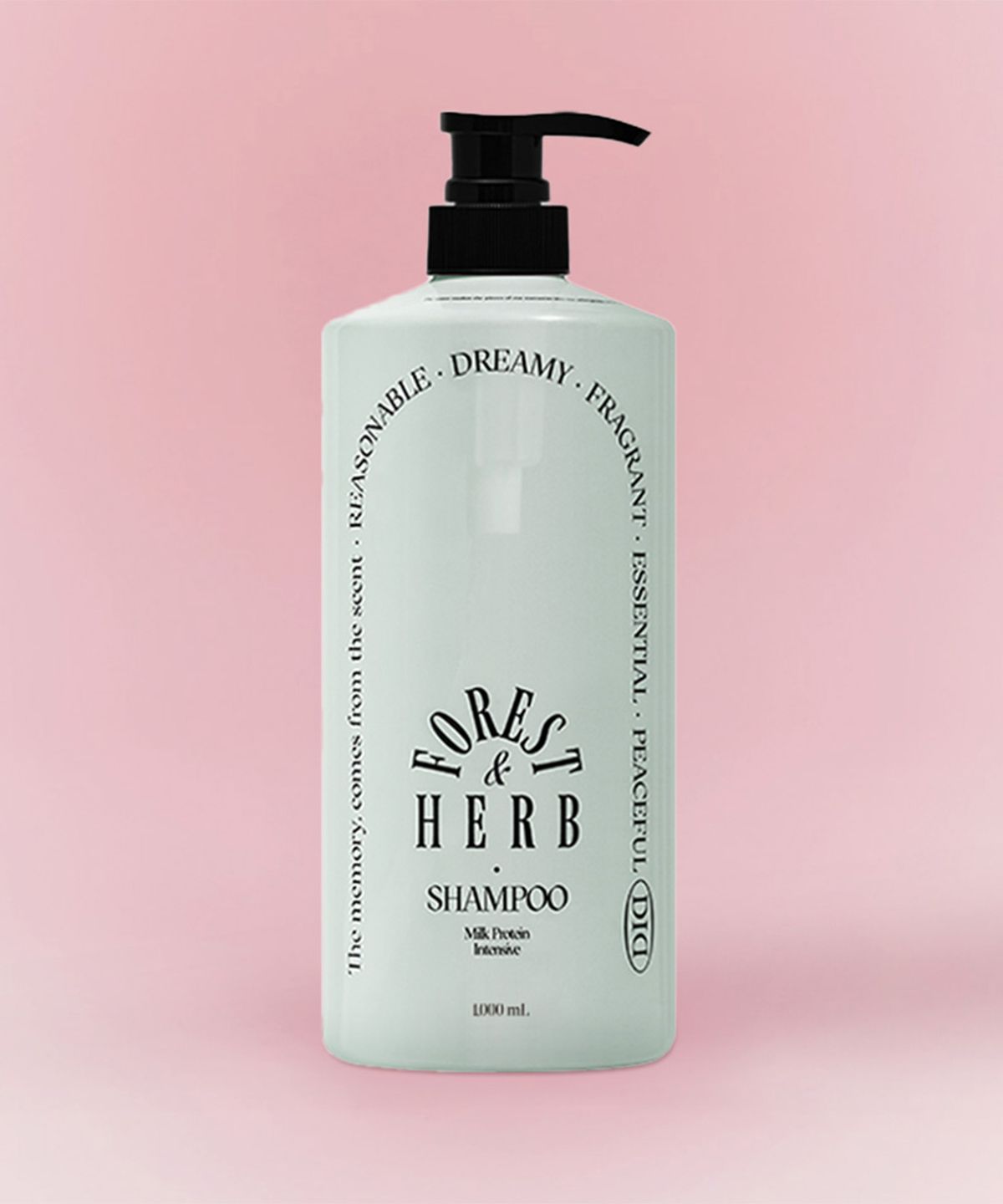 Milk Protein Intensive Shampoo Forest Herb 1000ml + [Gift] Shampoo Sachets 6ml (4 Types)