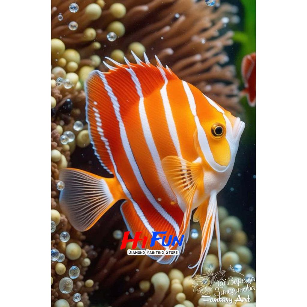 New Fish Under The Sea Landscape Diamond Painting Embroidery Cross Stitch Mosaic Tropical Fish DIY Full Drill Diamond Art