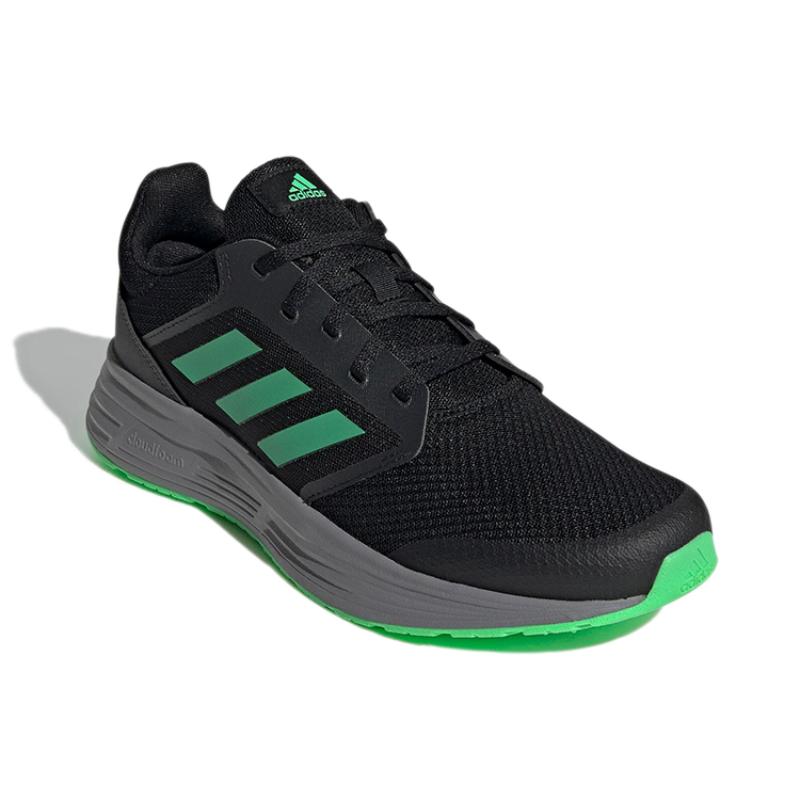 Adidas Galaxy 5 'Core Black Screaming Green' Sneakers H04597