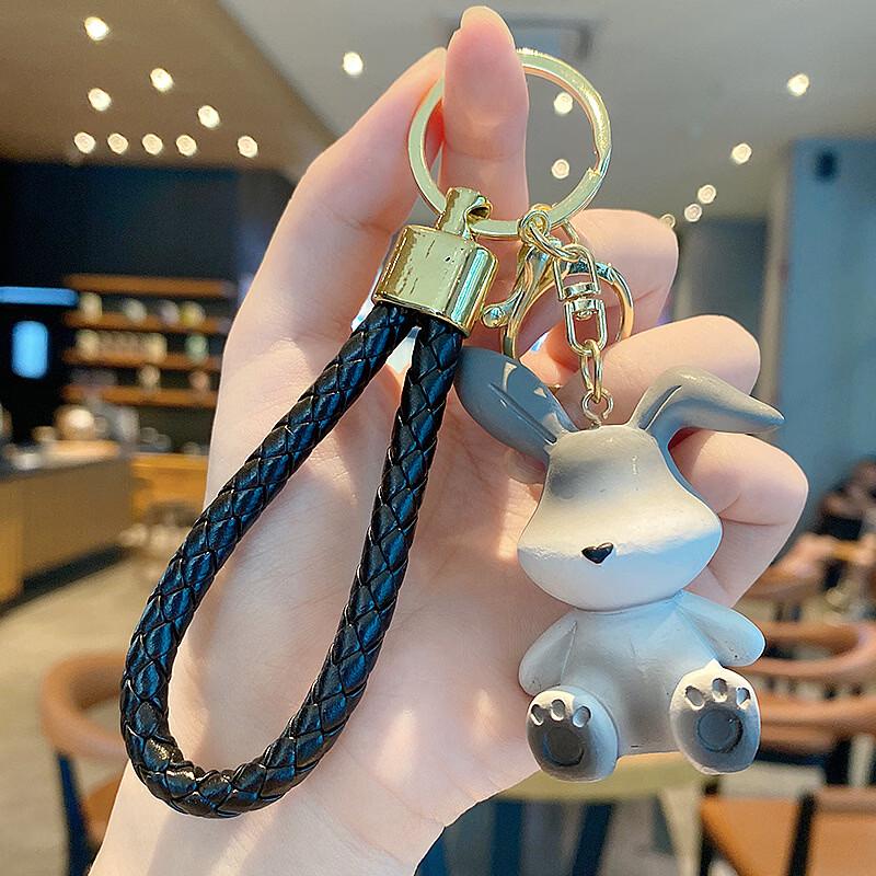 

Lop-eared Rabbit Resin Keychain Pendant (10-Pack)