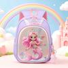 Cartoon Prinzessin Meerjungfrau Rucksack für Mädchen 3-6 Jahre Leicht Kleinkind Kindergarten Schultasche Reise Niedliche Einhorn Rucksäcke