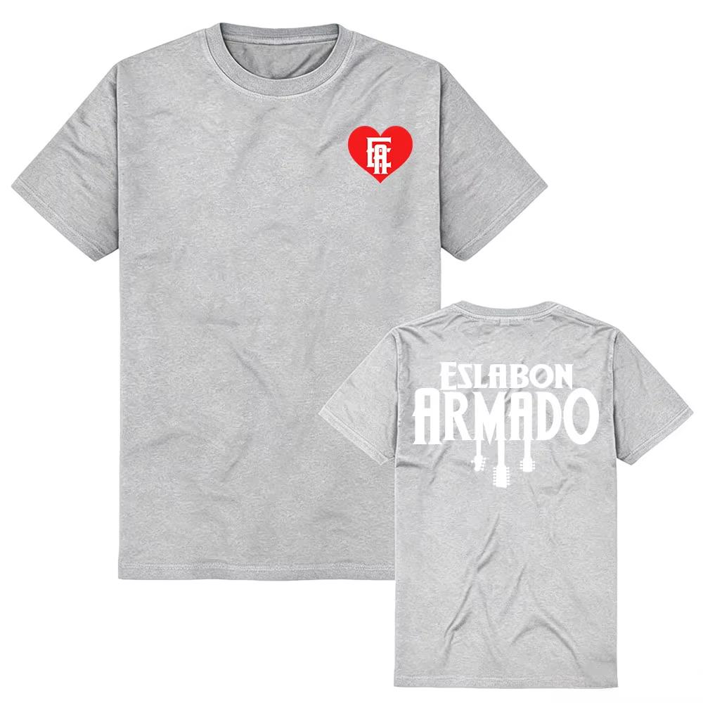 Summer Unisex Vintage Top ESLABON ARMADO Band Tee Unisex Streetwear Short Sleeve Cotton Women T-shirt Fashion Design Graphic T-shirt
