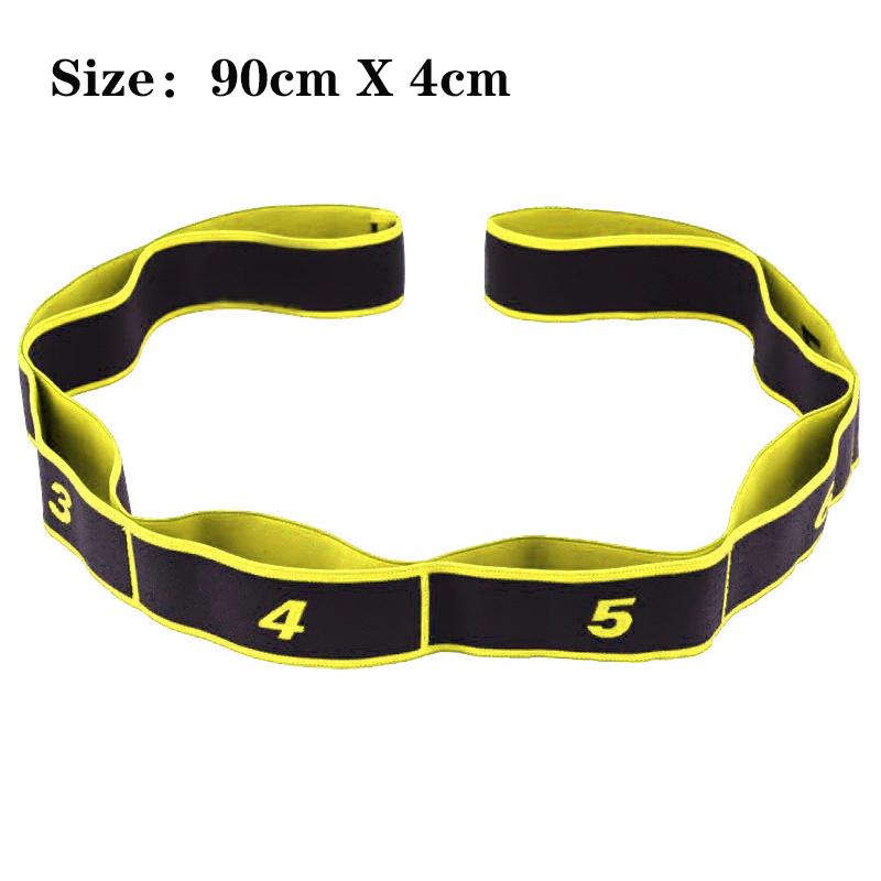 Yoga Pull Strap Gürtel Polyester Latex Elastische Latin Dance Stretching Band Schleife Yoga Pilates GYM Fitness Übung Widerstand Bands