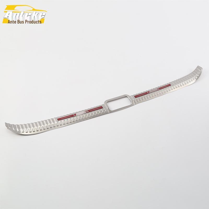 Stainless Steel Rear Guard Plate & Trunk Protection Sticker for 18 ES200