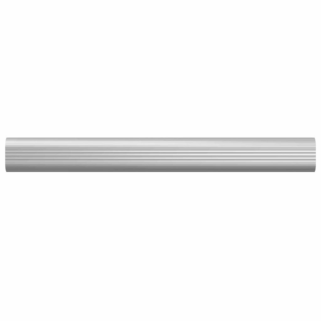 Clothes Rod 2 pcs Silver 264 x 15 x 29 mm Aluminium Alloy