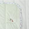 Nishikawa Single Washable Mattress Pad, Wedgwood Wild Strawberry, Warm Flannel, Stays in Place, Elastic Corners, Green, CM02502007