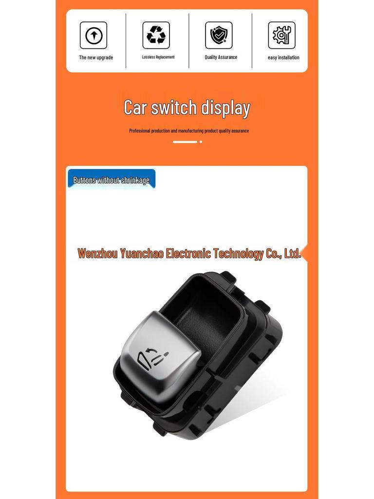 Mercedes-Benz C-Class Rear Seat Fold-Down Switch (Part A2059056511) - Electric Right Side for E-Class, GLE, S-Class.