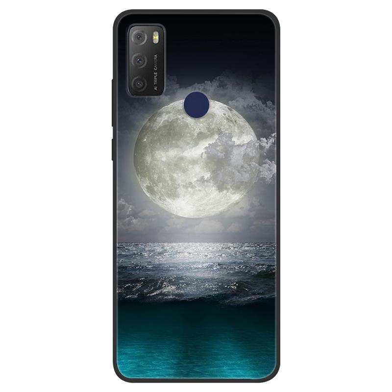 For TCL 20Y Case Girl Cat Flower Soft Silicone Back Wolf Shell for TCL 20E 6125F Fundas Phone Cover For TCL20Y 6156D 20 E Coque