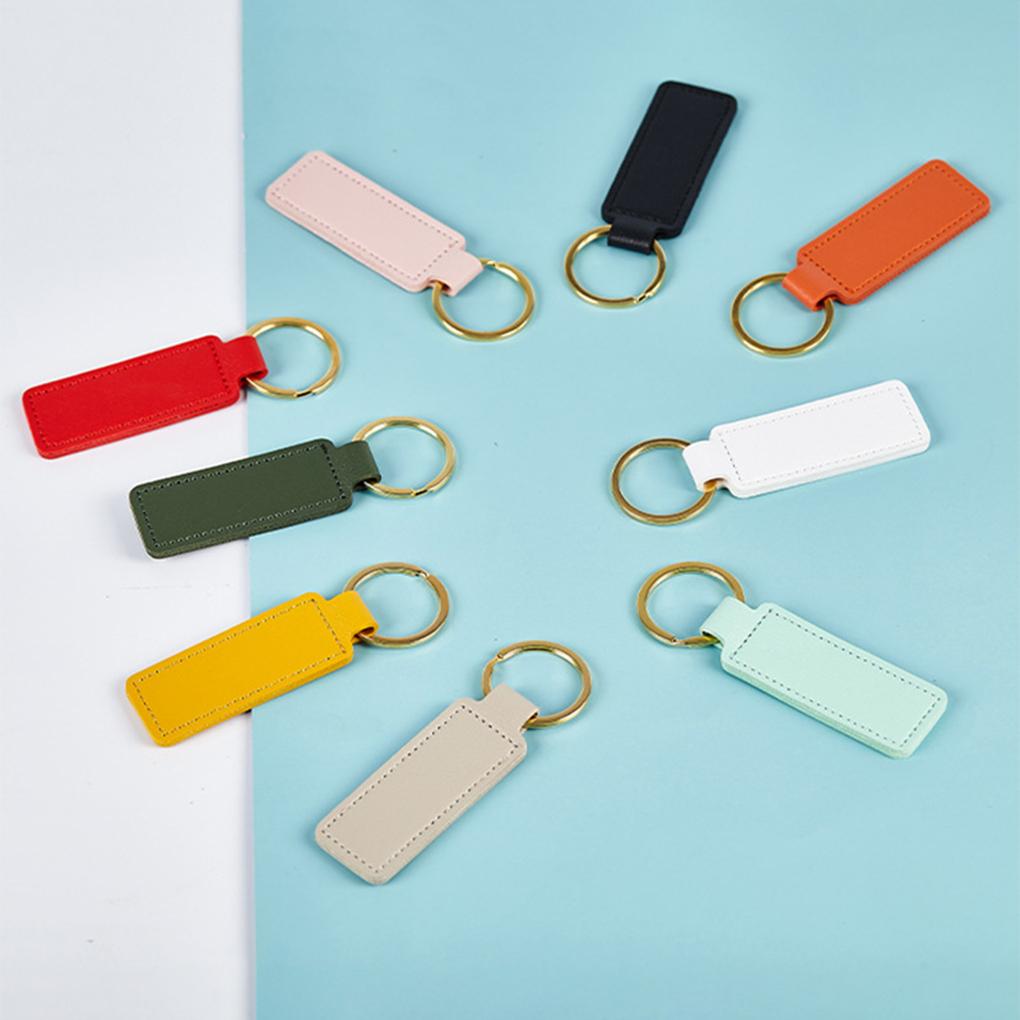 Cute Keychain Fashion Jewelry Keychains Exquisite Round Key Chain Holder Wear-resistant Pendant Keys Ring for Car Accessories