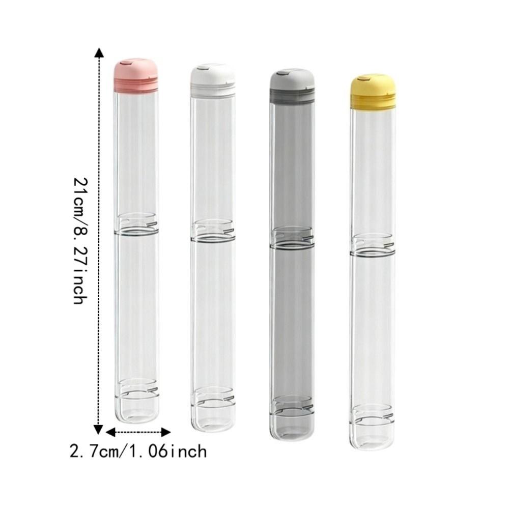 Transparent Toothbrush Holder Minimalist Detachable Brush Case Toothbrush Protectors Camping