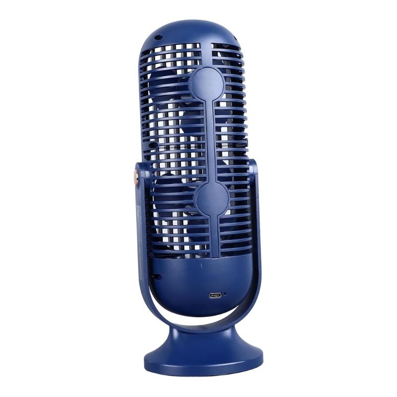 Desktop Tower Fan USB Powered 5 Speed Adjustable Brushless Desk Fan with LED Display Quiet Table Cooling Fan for Home