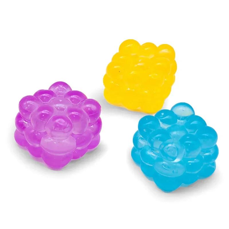 Three Dimensional Bubble Cube Relief Sensory Toy Non-Toxic Maltose Slow Rebound Squeeze Decompression Toy For Adhd Gift