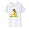 Casual Cartoon Goofy Pluto Clothes Plus Size T-shirt Summer White Tees 90S Tops Harajuku Blouses Tshirt Unisex