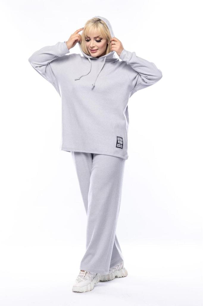 Stil Femei Mărime Mare Sub-Superior Echipă Roșu Model Lat Tricotat Ribat Fund-Top Mărimi Mari Costum