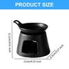 Multifunctional Ceramics Oil Burners Tealight Holder with Split Dish Design And Efficient Home Fragrances Diffusions