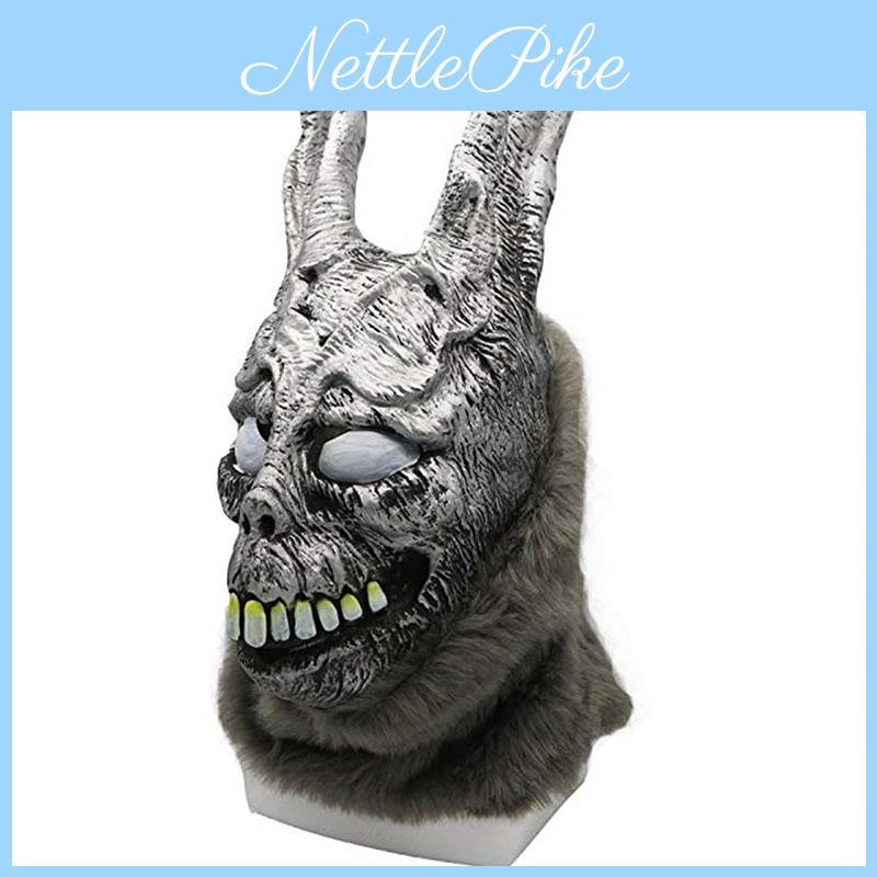 Donnie Darko Frank Rabbit Mask Halloween The Bunny Latex Hood With Mask Fur