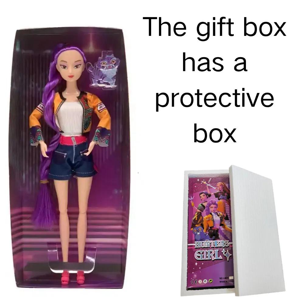 2026 HOT SALE Anime KPop Demon Hunters Doll Vinyl Toy Rumi Mira Zoi Character Vinyl Mask Figurine Birthday Gift Fan Club Gifts